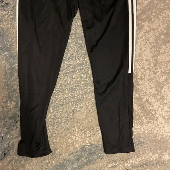NWT Adidas Track Pants Black Medium Y2K Streetwear Blokecore 3-Stripe Joggers - Picture 3 of 7